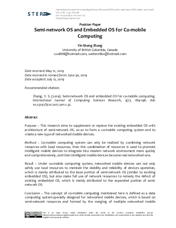 (PDF) A solution based on Model-integrated Computing for Embedded OS ...