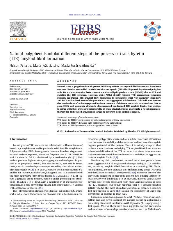 (PDF) Natural polyphenols inhibit different steps of the process of ...