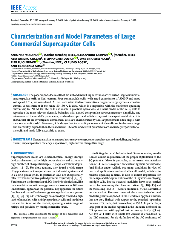 (PDF) Characterization and Model Parameters of Large Commercial ...
