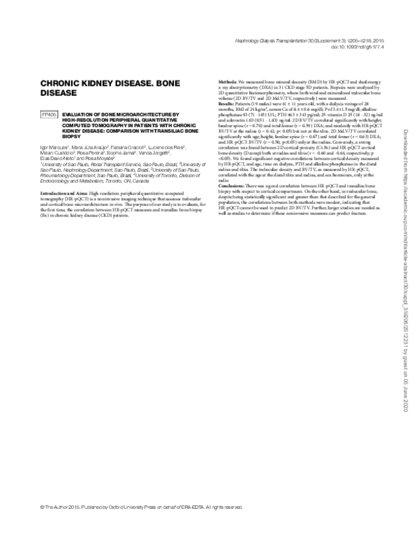 (PDF) FP405EVALUATION of Bone Microarchitecture by High-Resolution ...