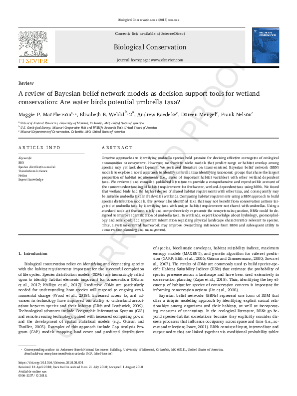 (PDF) A review of Bayesian belief network models as decision-support ...
