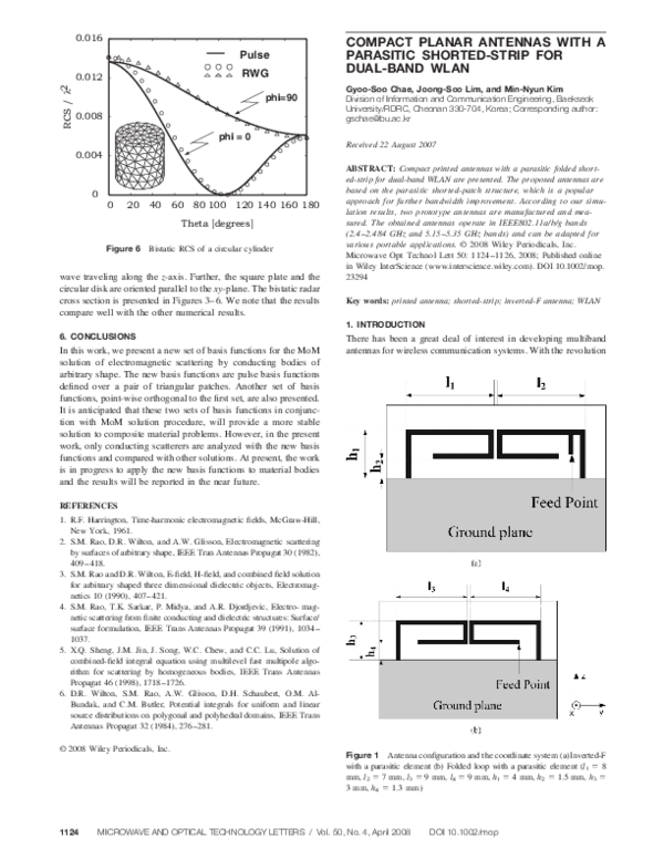 (PDF) Compact planar antennas with a parasitic shorted-strip for dual ...