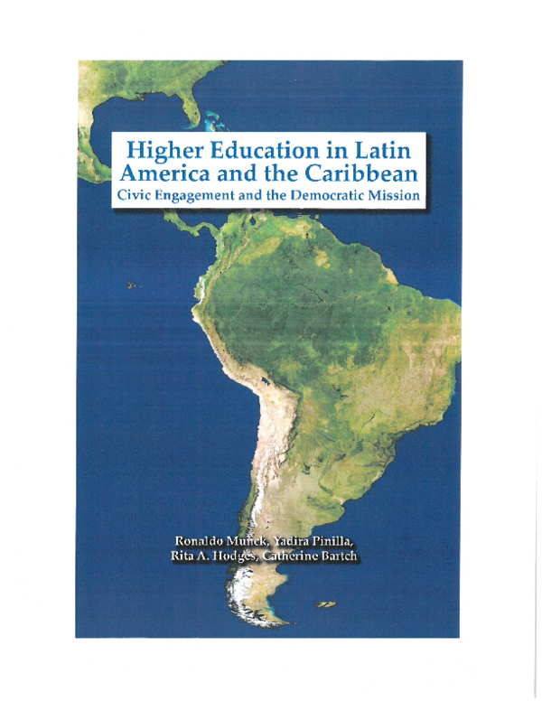 (PDF) Civic Engagement in Caribbean Higher Education: Practices and ...