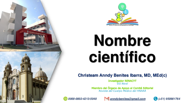 (PDF) Nombre científico