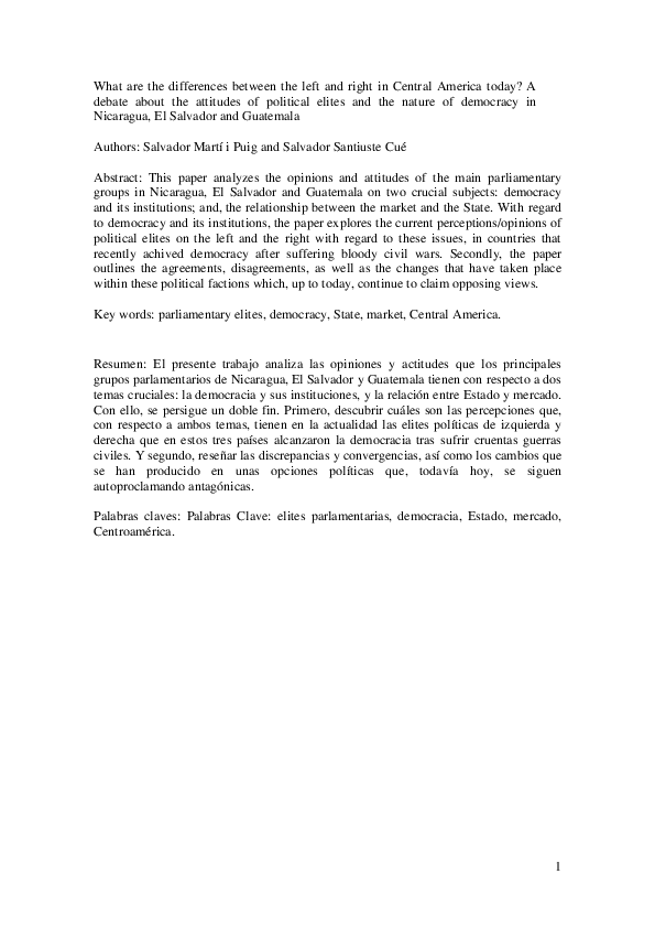 (PDF) What are the differences between the left and right in Central ...