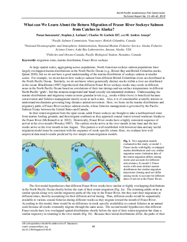 (PDF) What can We Learn About the Return Migration of Fraser River ...