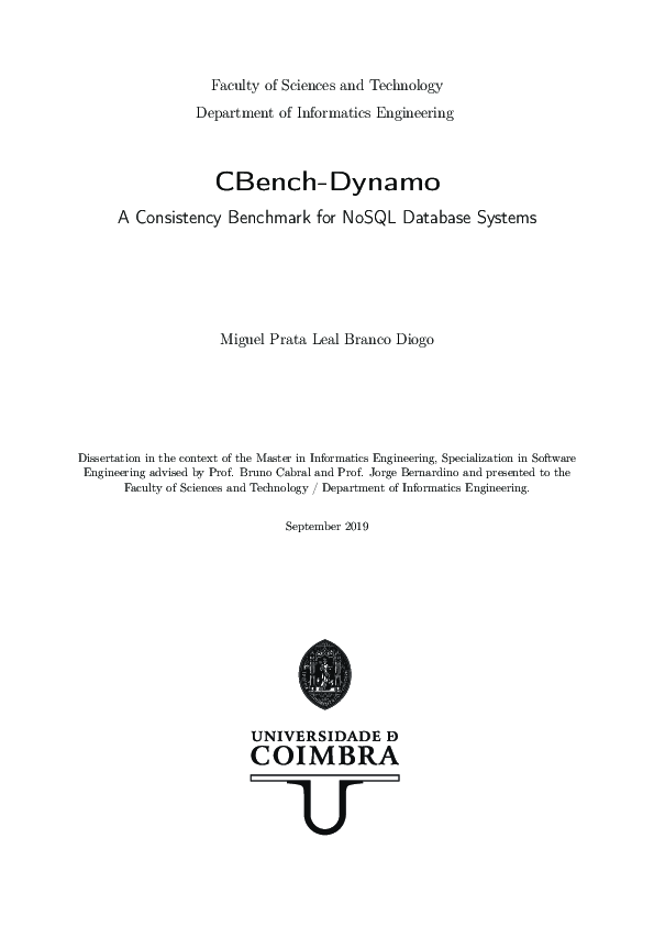 (PDF) CBench-Dynamo: A Consistency Benchmark for NoSQL Database Systems