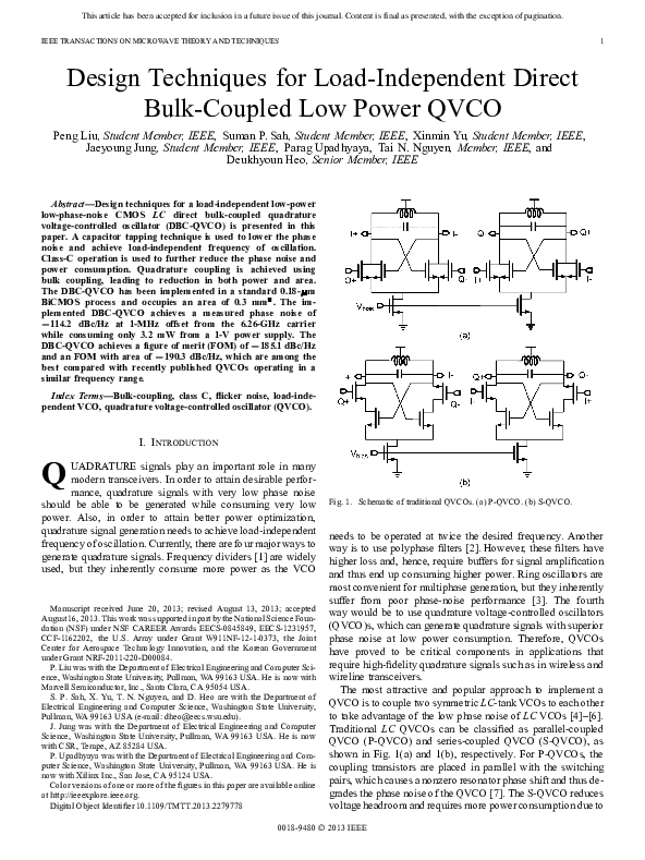 (PDF) Design Techniques for Load-Independent Direct Bulk-Coupled Low ...