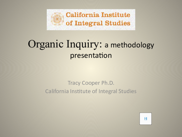 (PPT) Organic Inquiry - A Presentation