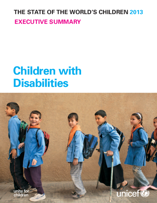(PDF) The State of the World’s Children 2013 Executive Summary Children ...