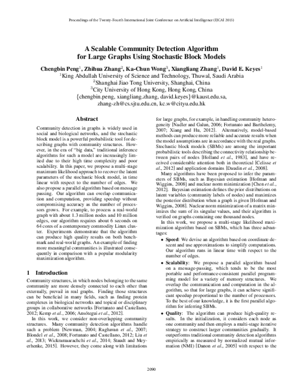 (PDF) A scalable community detection algorithm for large graphs using ...