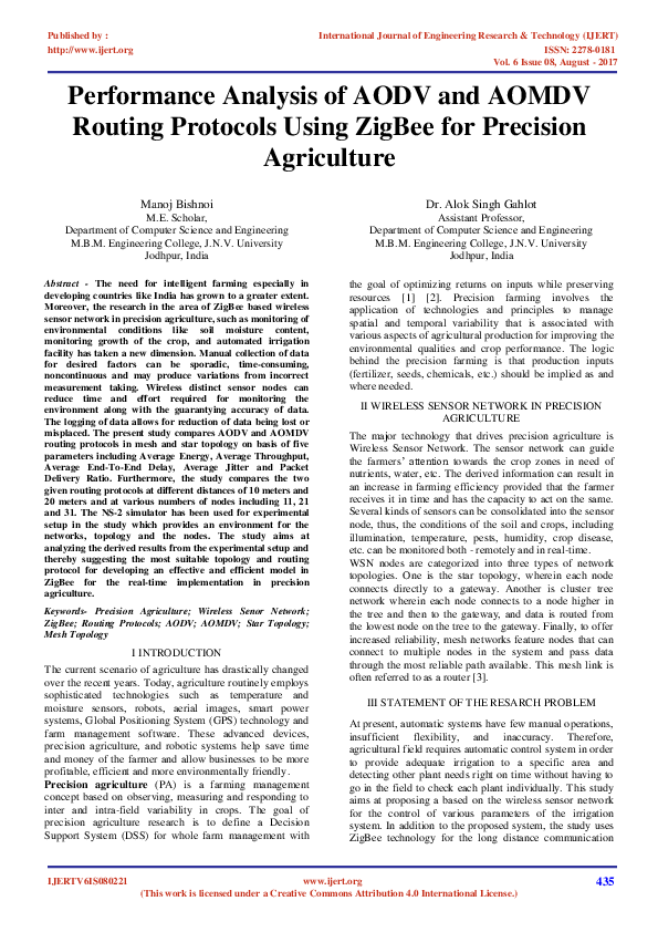 (PDF) Performance Analysis of AODV and AOMDV Routing Protocols Using ...