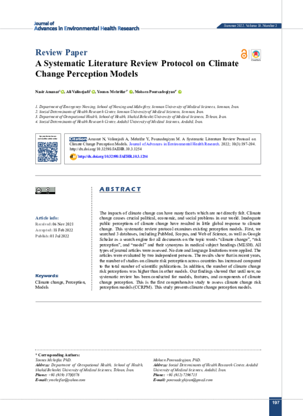 (PDF) Review Paper A Systematic Literature Review Protocol on Climate ...