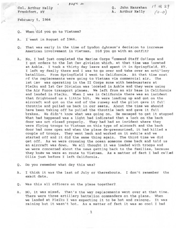 (PDF) Arthur Kelly Interview