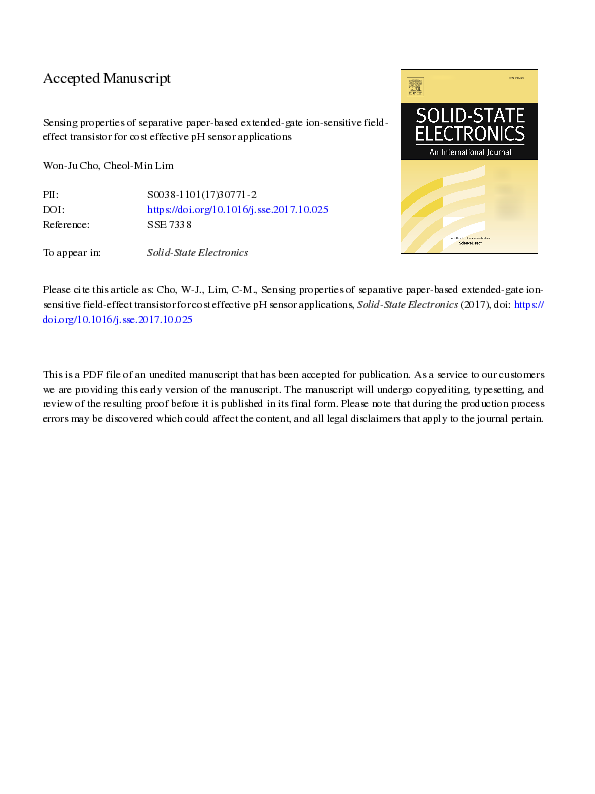 (PDF) Sensing properties of separative paper-based extended-gate ion ...