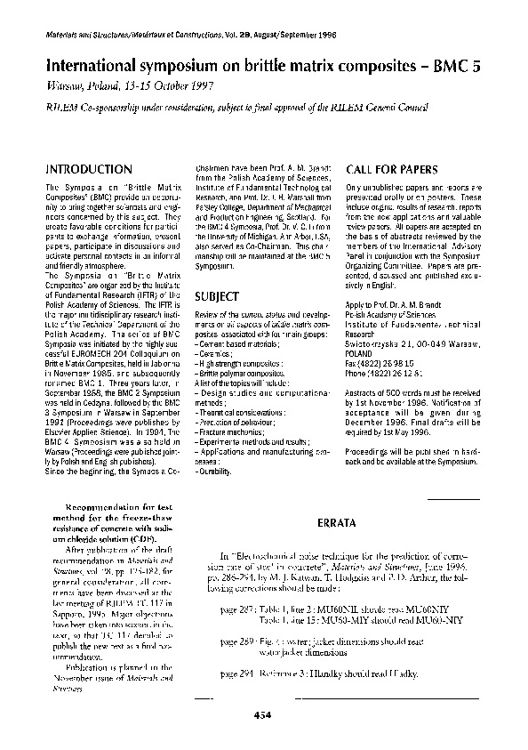 (PDF) Electrochemical noise technique for the prediction of corrosion