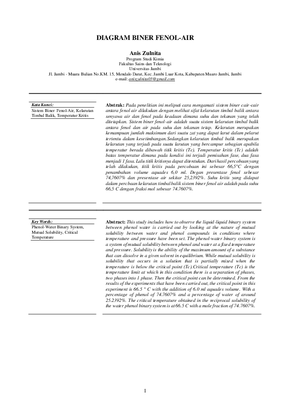 (PDF) DIAGRAM BINER FENOL-AIR
