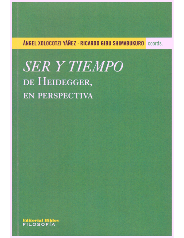 PDF) Ser y tiempo de Heidegger, en perspectiva