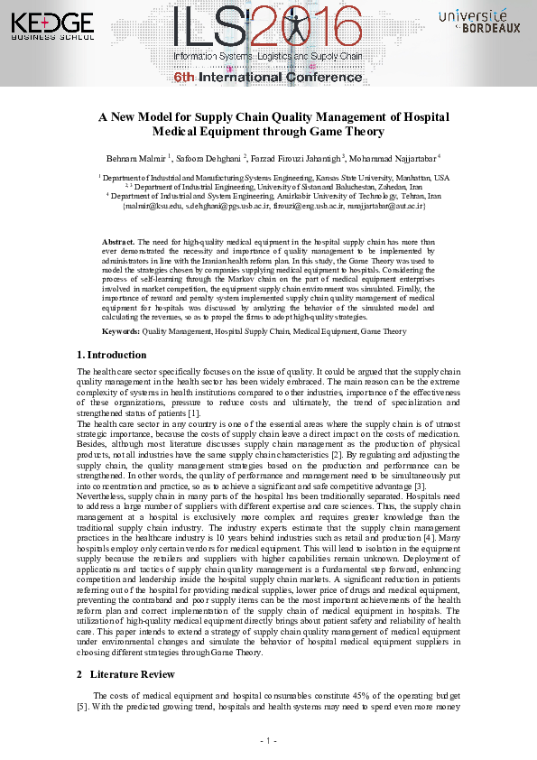 (PDF) 1-A New Model for Supply Chain Quality Management of Hospital ...