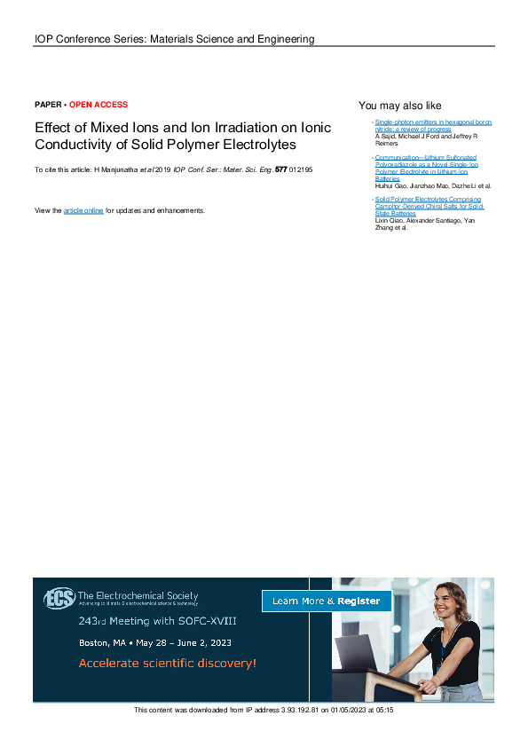 (PDF) Effect of Mixed Ions and Ion Irradiation on Ionic Conductivity of ...