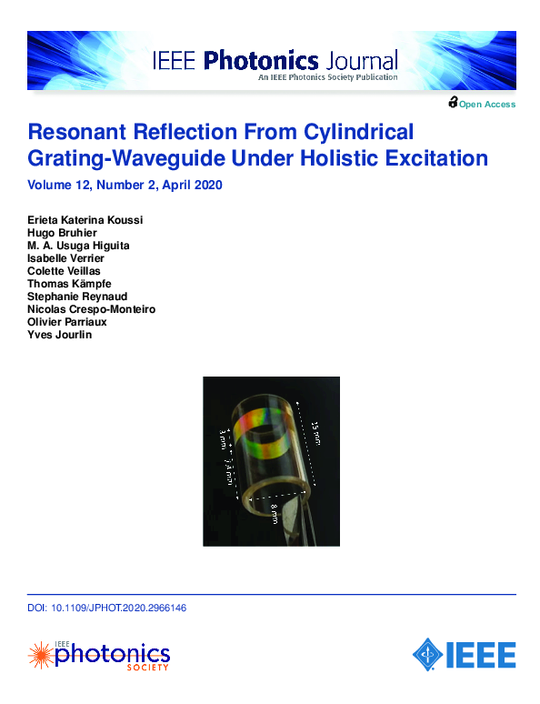 (PDF) Resonant Reflection From Cylindrical Grating-Waveguide Under ...