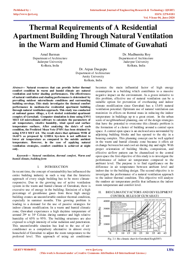 (PDF) Thermal Requirements of A Residential Apartment Building Through ...