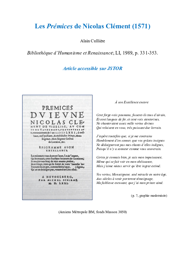 (PDF) Les 