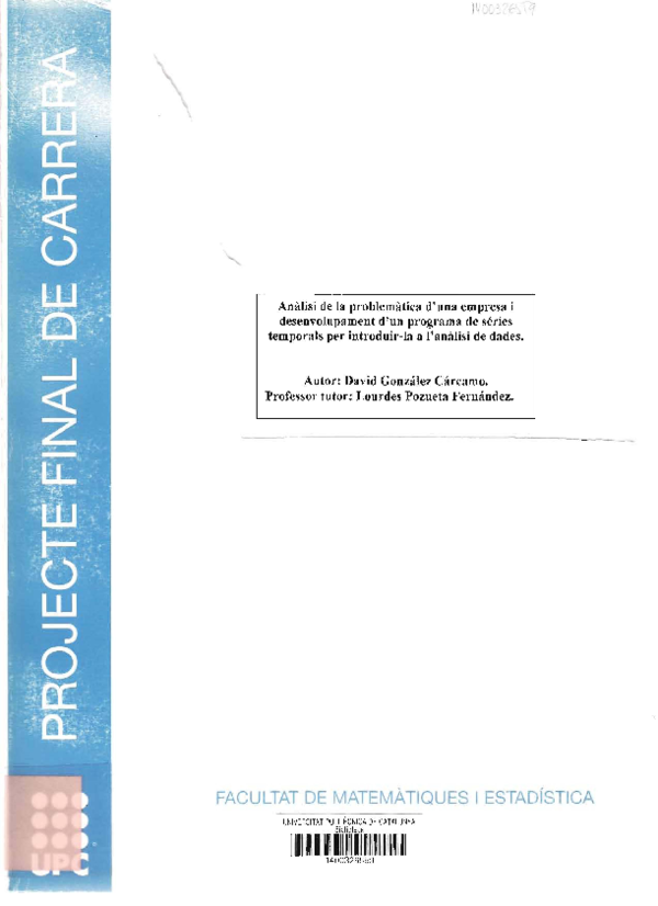 (PDF) Anàlisi de la problemàtica d'una empresa i desenvolupament d'un ...