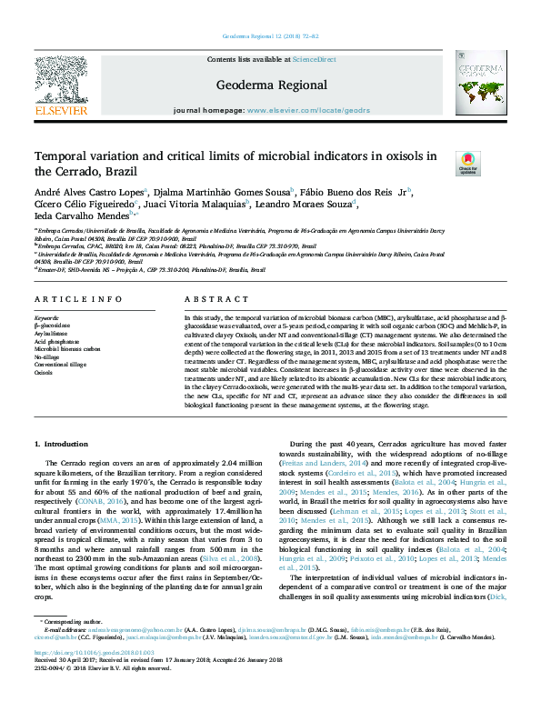 (PDF) Temporal variation and critical limits of microbial indicators in ...