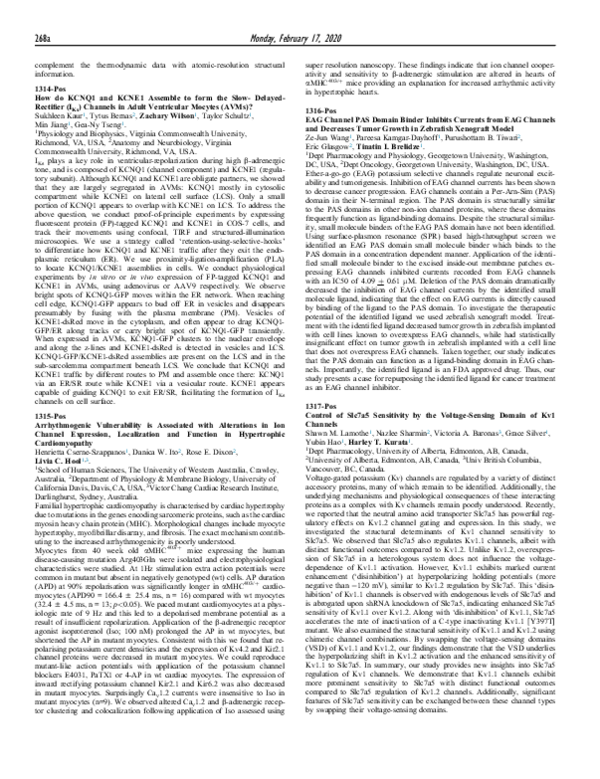 (PDF) How do KCNQ1 and KCNE1 Assemble to form the Slow- Delayed ...