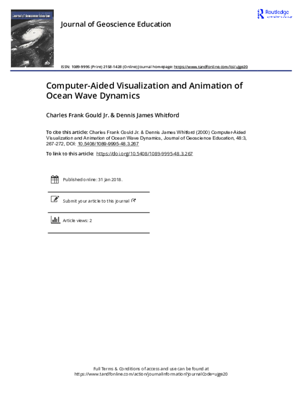 (PDF) Computer-Aided Visualization and Animation of Ocean Wave Dynamics ...