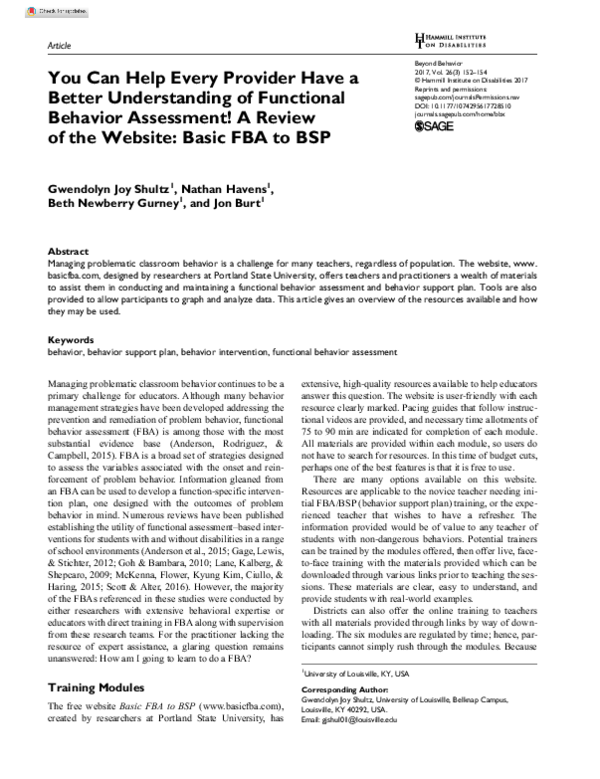 (PDF) You Can Help Every Provider Have a Better Understanding of ...