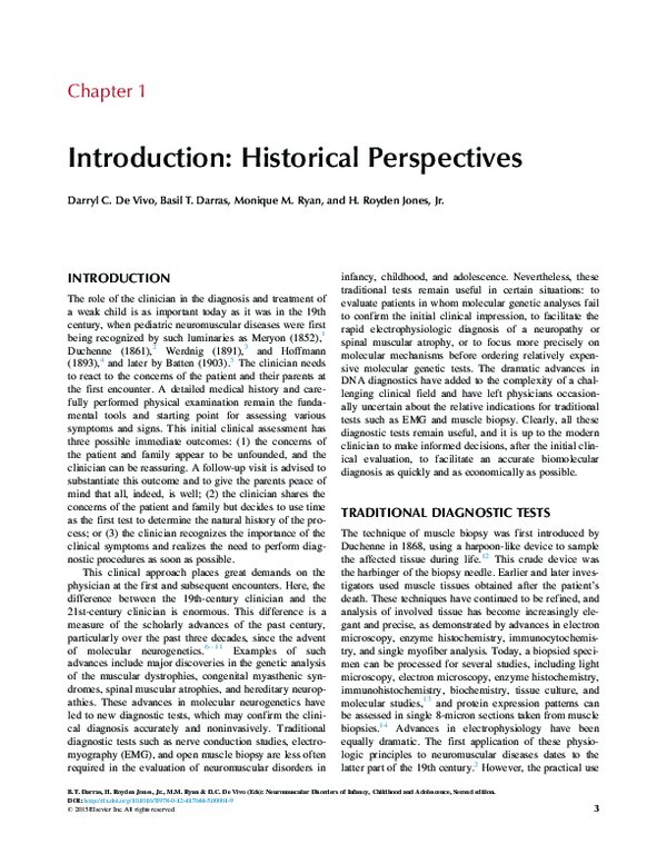 (PDF) Chapter 1 – Introduction: Historical Perspectives