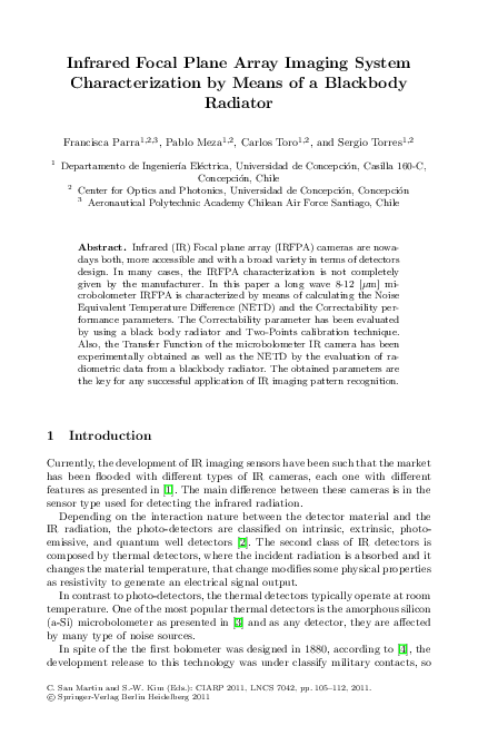 (PDF) Infrared Focal Plane Array Imaging System Characterization by ...