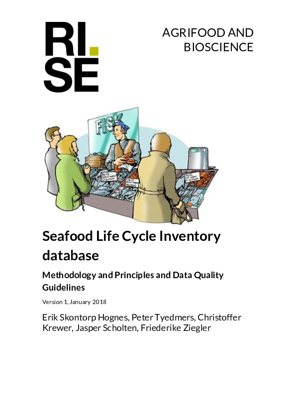 (PDF) Seafood Life Cycle Inventory database : Methodology and ...