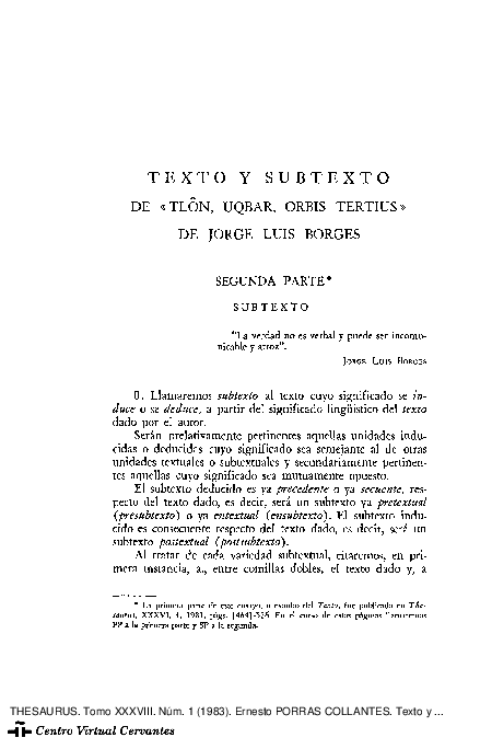 (PDF) TEXTO Y SUBTEXTO