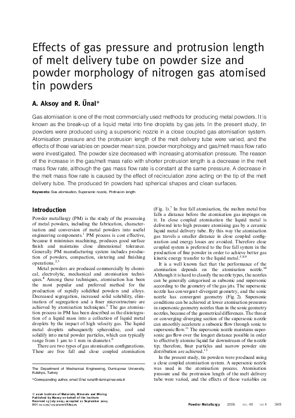 (PDF) Effects of gas pressure and protrusion length of melt delivery ...