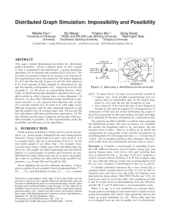 (PDF) Distributed graph simulation