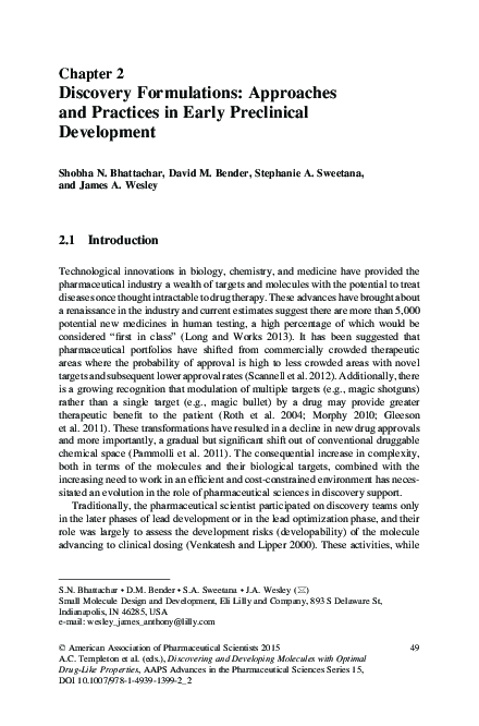 (PDF) Discovery Formulations: Approaches and Practices in Early ...