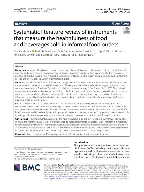 (PDF) Systematic literature review of instruments that measure the ...