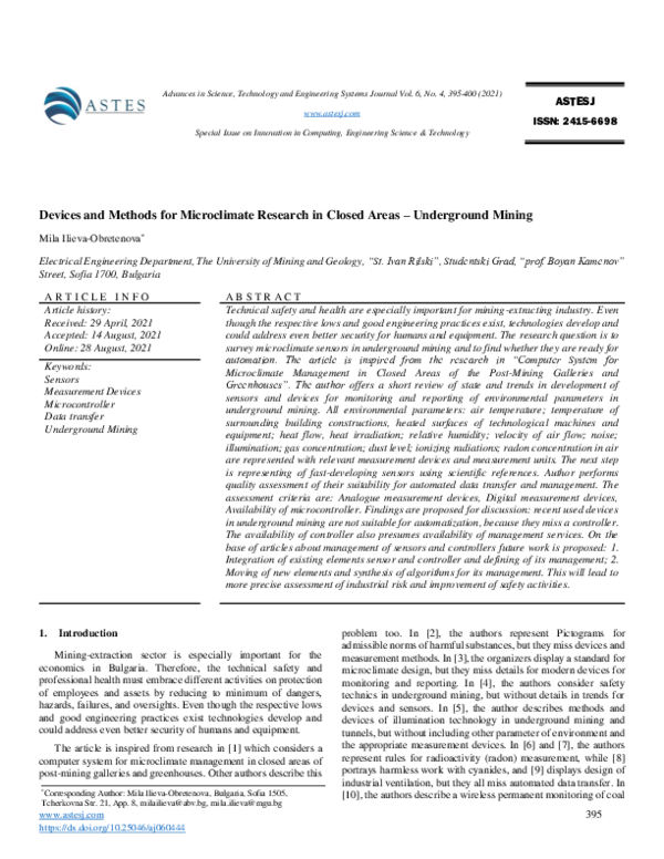 (PDF) Devices and Methods for Microclimate Research in Closed Areas ...