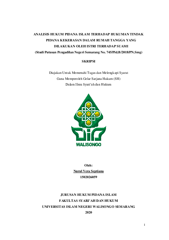 (PDF) Analisis Hukum Pidana Islam terhadap hukuman tindak pidana ...