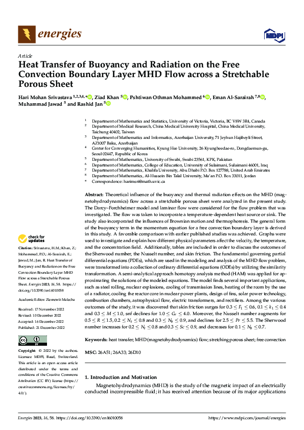 (PDF) Heat Transfer of Buoyancy and Radiation on the Free Convection ...