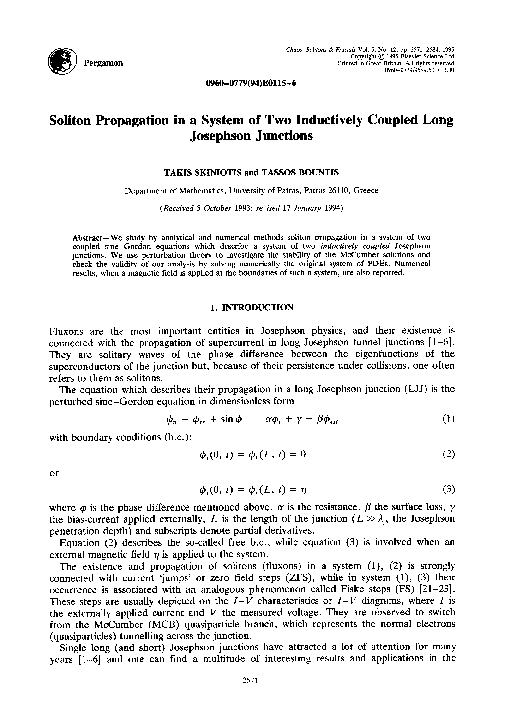 (PDF) Soliton propagation in a system of two inductively coupled long ...