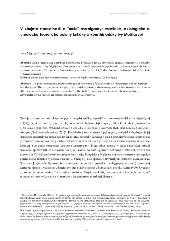 (PDF) V záujme starostlivosti o 