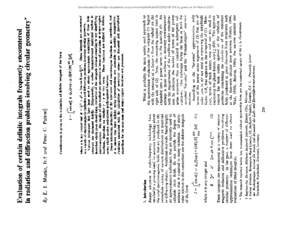 (PDF) Evaluation of certain definite integrals frequently encountered ...