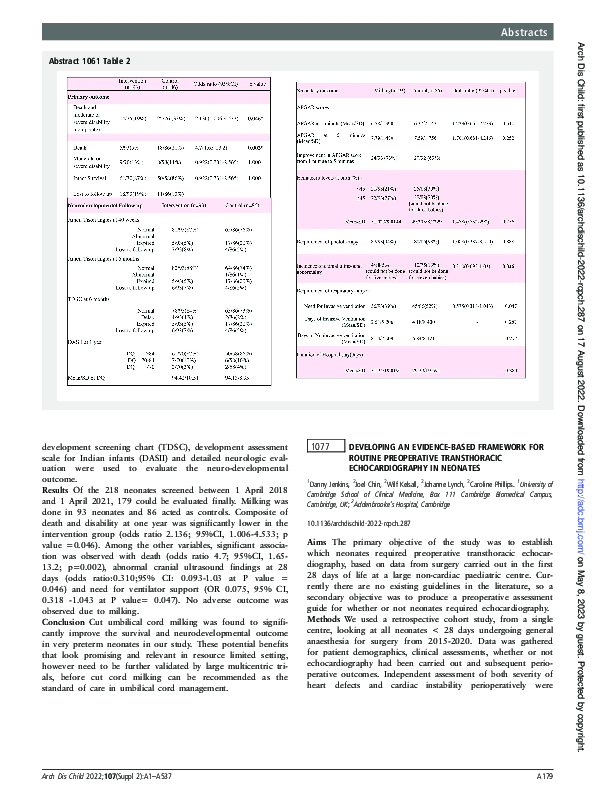 (PDF) 1077 Developing an evidence-based framework for routine ...