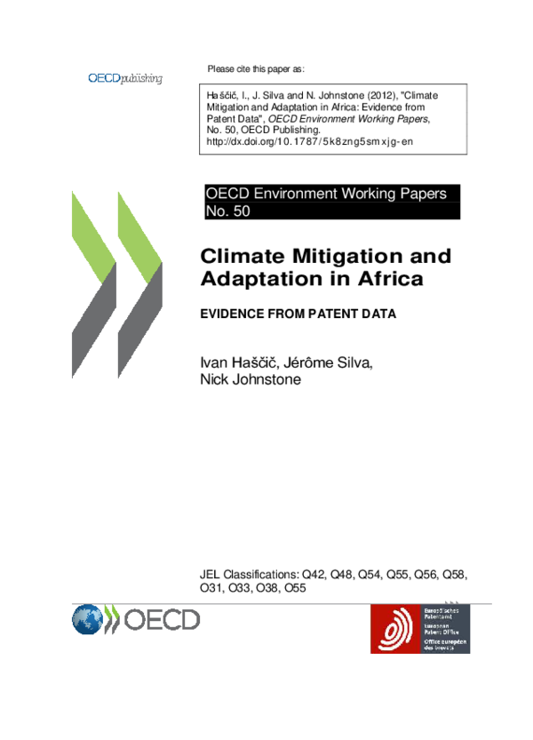 (PDF) Climate Mitigation and Adaptation in Africa