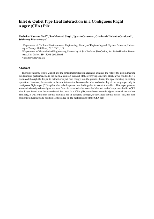 (PDF) Inlet and Outlet Pipe Heat Interaction in a Contiguous Flight ...