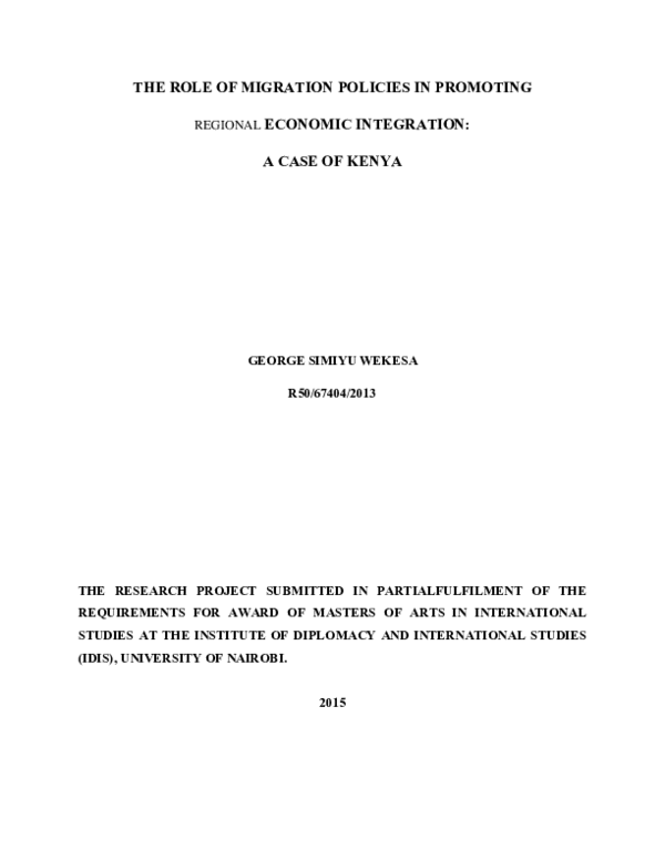 (PDF) The role of migration policies in promoting Regional economic ...